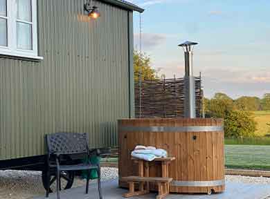 private hot tub